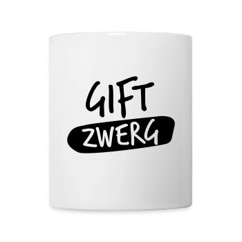 gift zwerg - Tasse - Weiß - Vorne