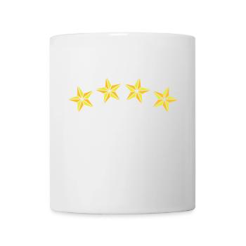 4 Sterne / 4 stars (2c) - Mug - white - Front