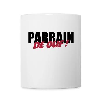 Parrain de ouf ! - Mug blanc - blanc - Devant