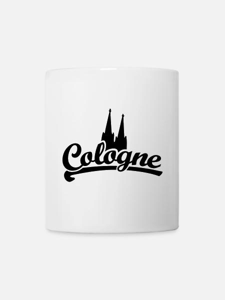 Cologne Classic Dom - Köln mit Kölner Dom - Tasse - Weiß