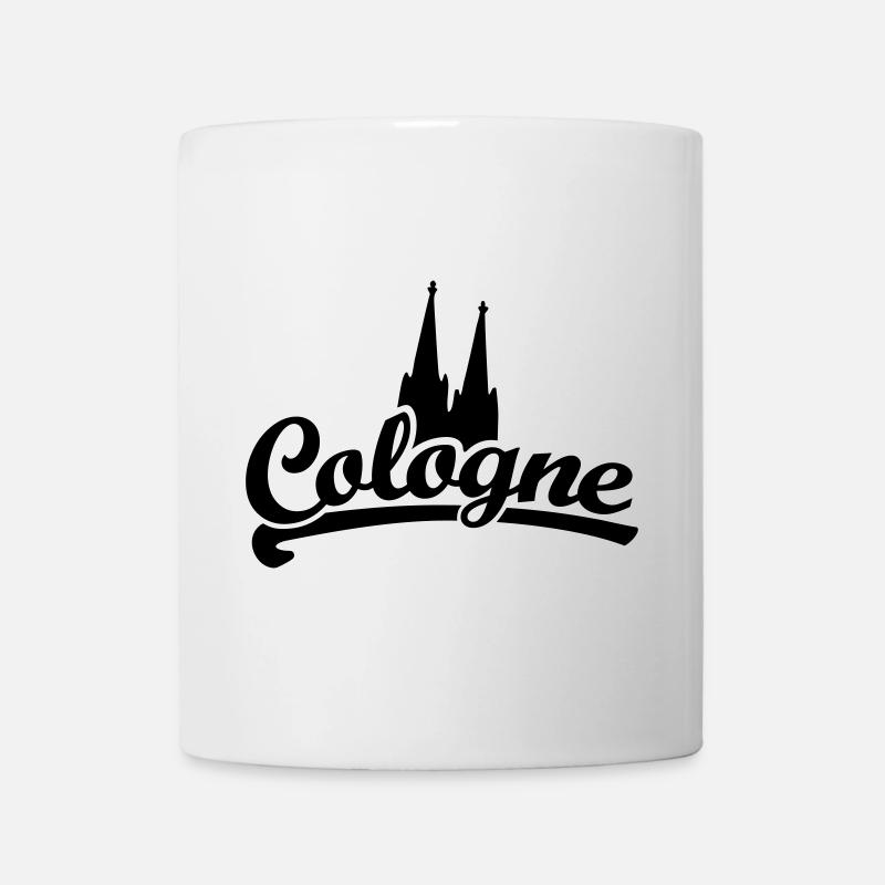 Cologne Classic Dom - Köln mit Kölner Dom - Tasse - Weiß