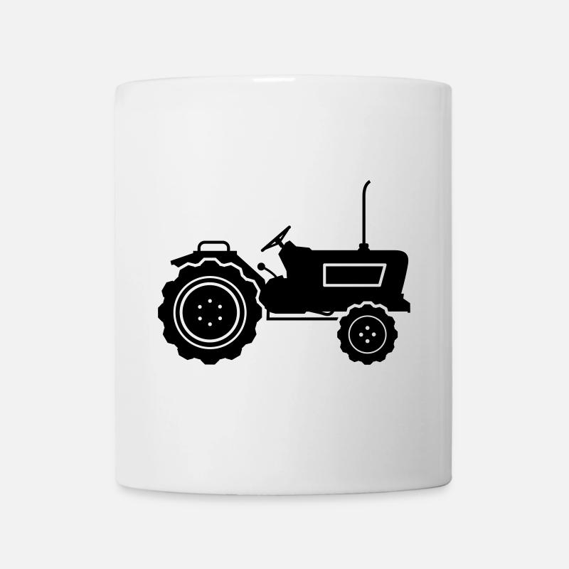 tractor - Mug - white