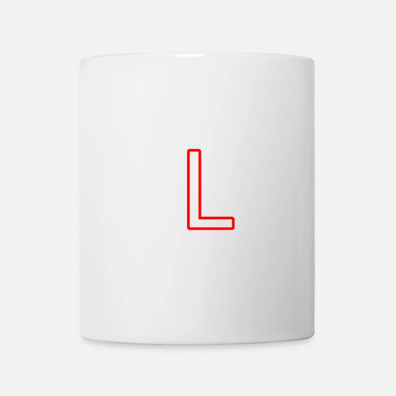 L - Mug blanc - blanc