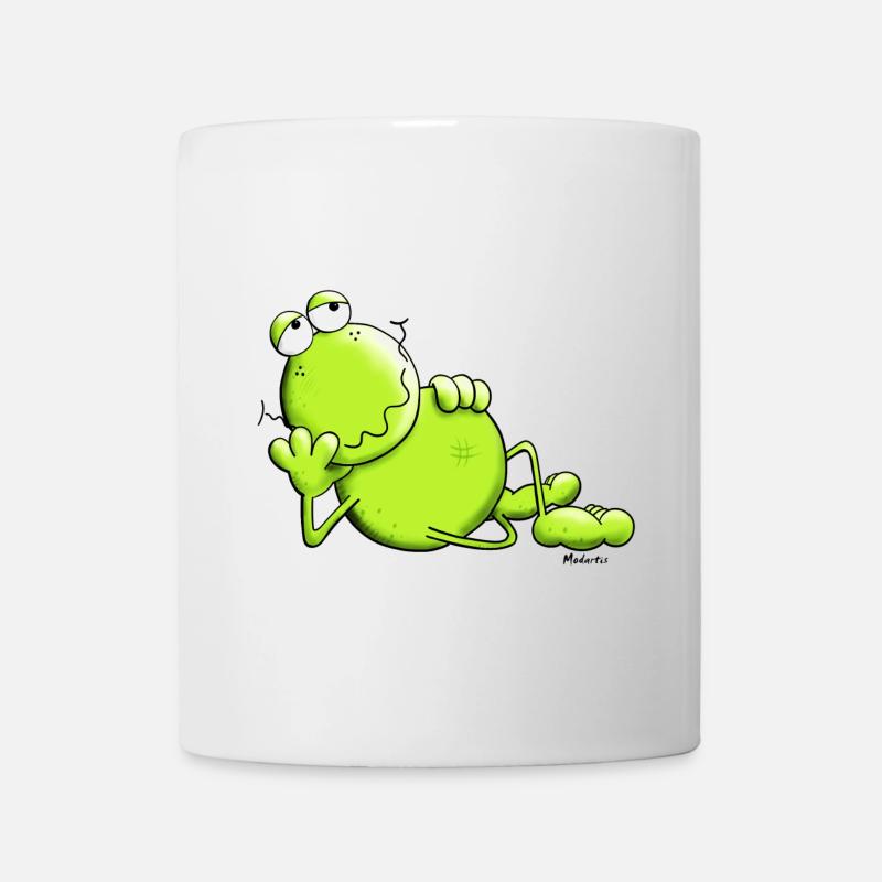 Verträumter Frosch - Tasse - Weiß