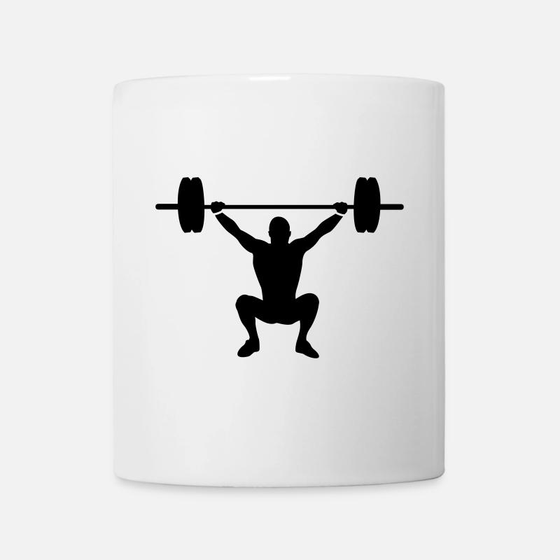 weight lifting - Mug - white