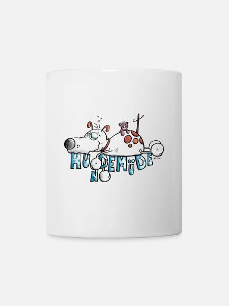 Hundemüde - Tasse - Weiß