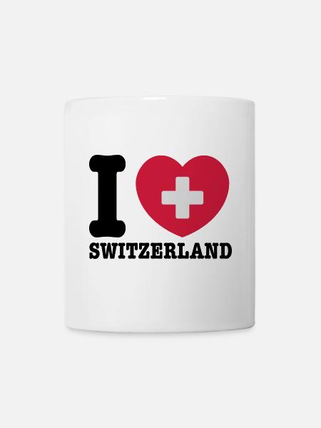 Schweiz - Tasse - Weiß