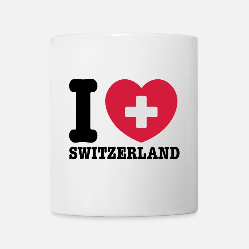 Schweiz - Tasse - Weiß