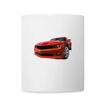 sport car - Mug blanc - blanc - Devant