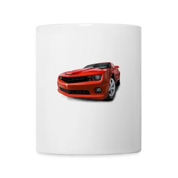 sport car - Mug blanc - blanc - Devant
