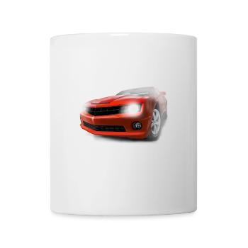 sport car - Mug blanc - blanc - Devant
