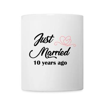 Just Married 10 years ago - Mug blanc - blanc - Devant