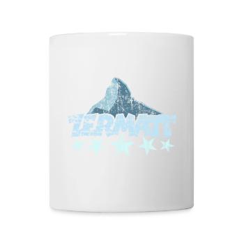 Zermatt Matterhorn 5 Sterne (Vintage Hell) - Tasse - Weiß - Vorne