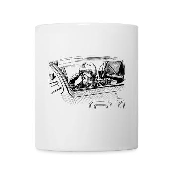 Fighter pilot - Tasse - Weiß - Vorne