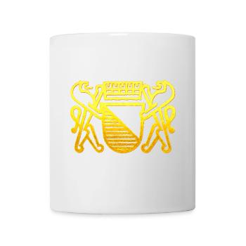 Zurich coat of arms - Zurich flag for Zürcher - Mug - white - Front