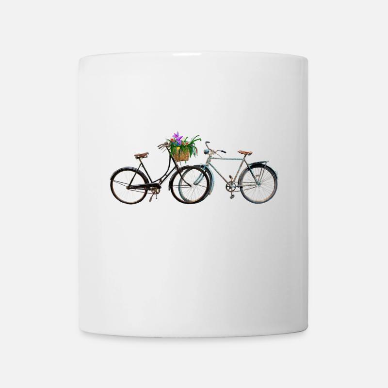 Bicycles - Mug blanc - blanc