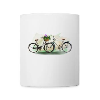 Bicycles love - Mug - white - Front