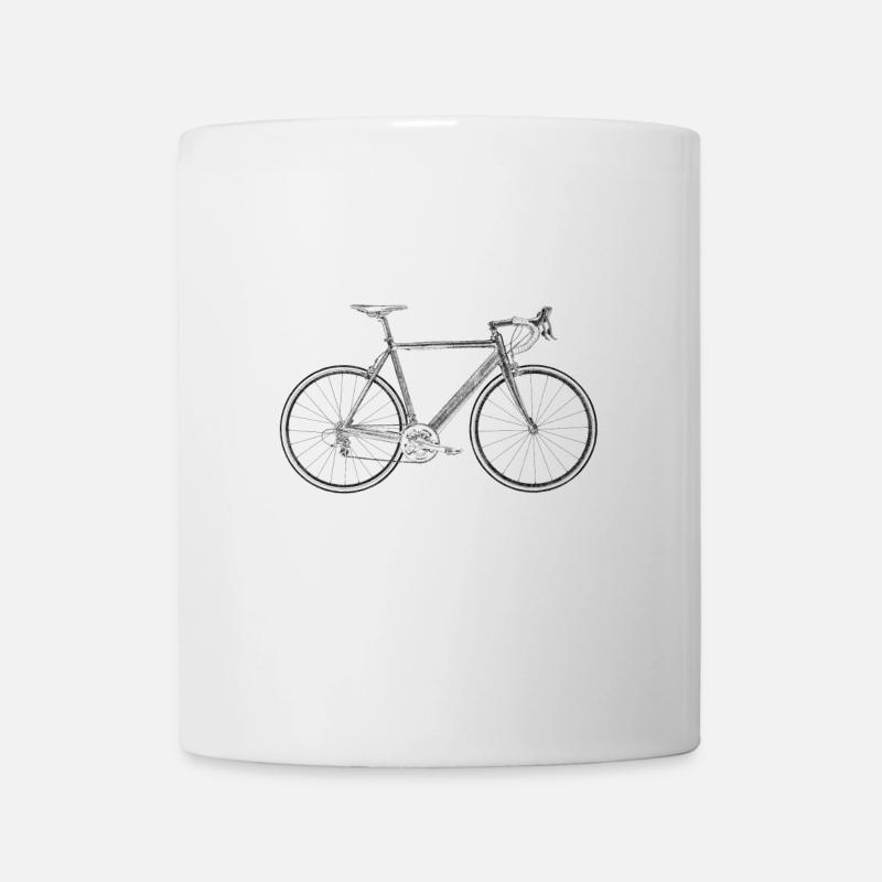 Rennrad - Tasse - Weiß