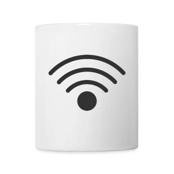 WiFi symbol - Mug - white - Front