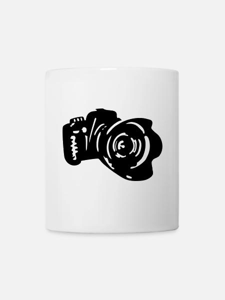 caméra - Mug blanc - blanc