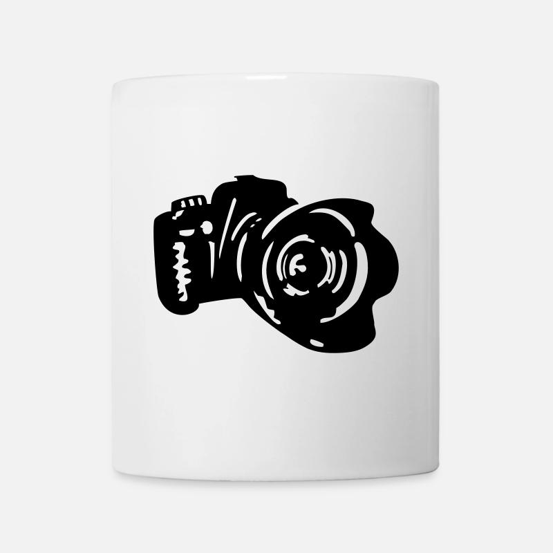 caméra - Mug blanc - blanc