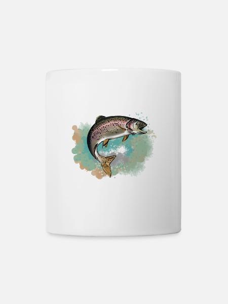 Truite - Mug blanc - blanc