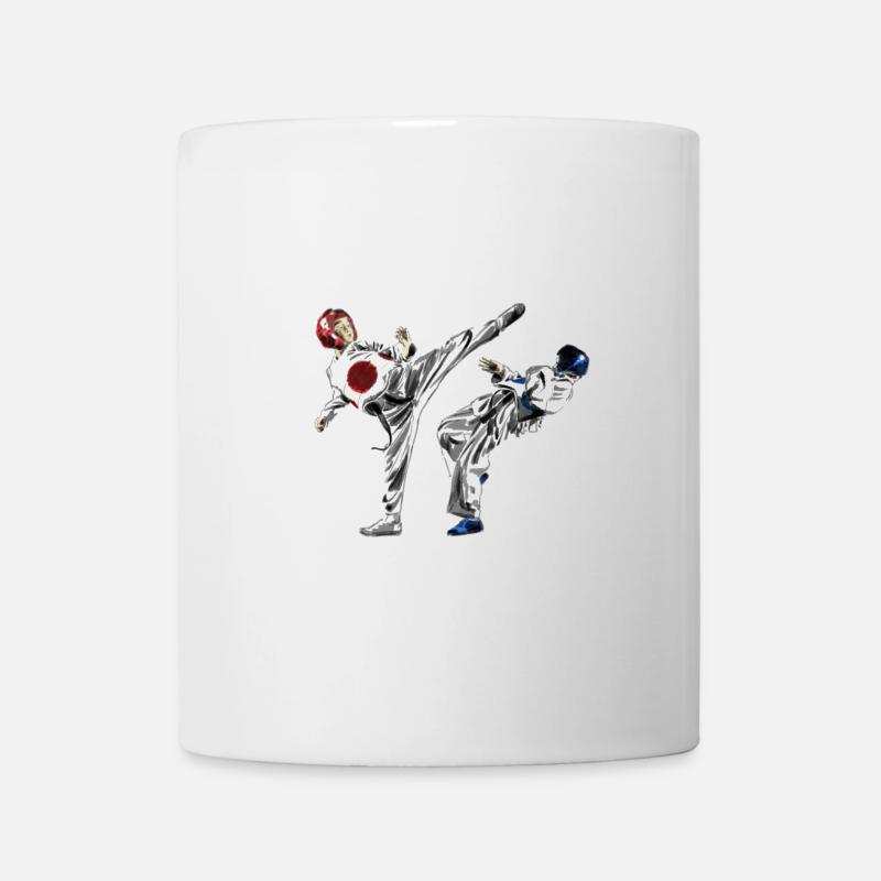 taekwondo - Mug blanc - blanc