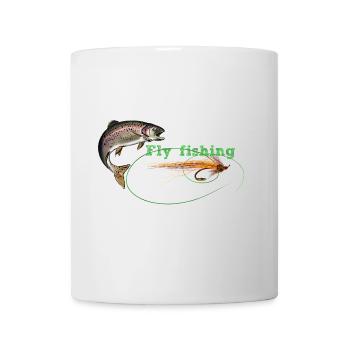 Fly fishing - Tasse - Weiß - Vorne