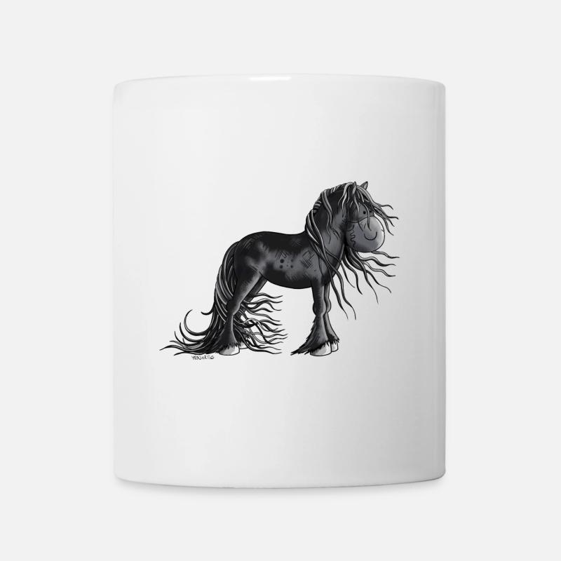 Süßes Friesenpferd - Tasse - Weiß