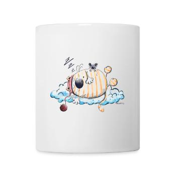 Sleeping Cat - Chat - Mug blanc - blanc - Devant