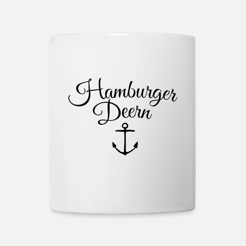 Hamburger Deern Anker Klassisch - Tasse - Weiß