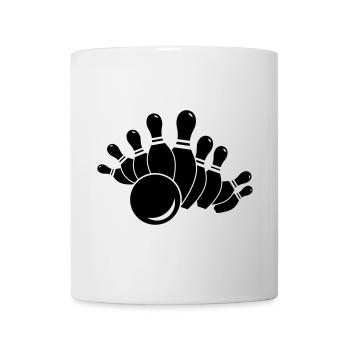 sport kegeln - Tasse - Weiß - Vorne