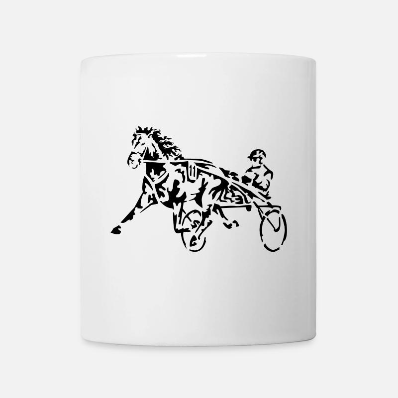 Traber Trabrennen rennen - Tasse - Weiß