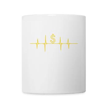 Heartbeat Dollar 1c - Tasse - Weiß - Vorne