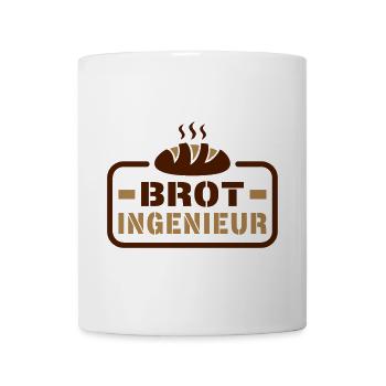 Brot Ingenieur (Bäcker) - Tasse - Weiß - Vorne