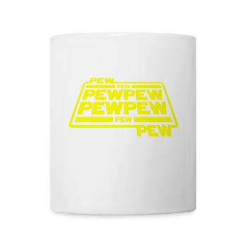 Pew Pew Pew - Tasse - Weiß - Vorne