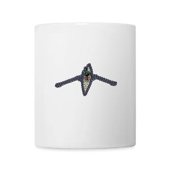 Gehäkelter Ruderer - Tasse - Weiß - Vorne