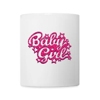 Baby Girl (Pink Leopard) - Tasse - Weiß - Vorne