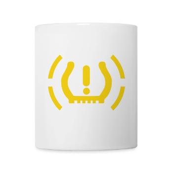 Reifendruckanzeige_tpms35 - Tasse - Weiß - Vorne