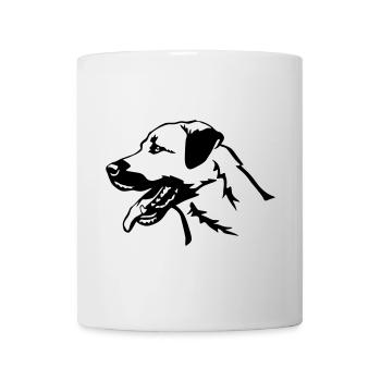 Tête de kangal - Mug blanc - blanc - Devant