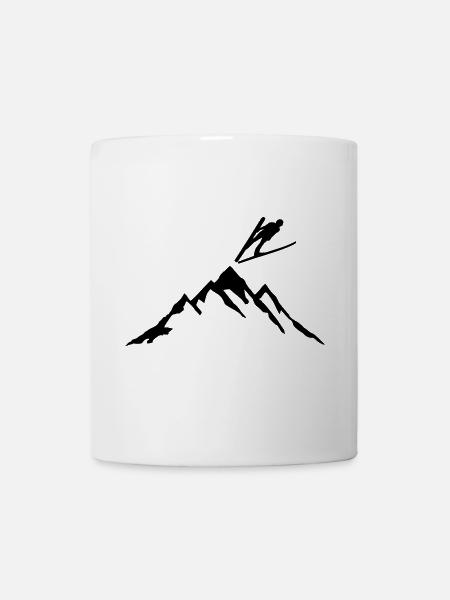 Ski jumping - Mug blanc - blanc
