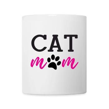 Cat Mom - Tasse - Weiß - Vorne