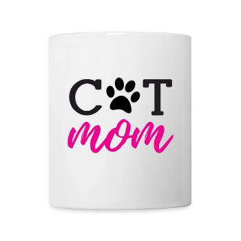 Cat Mom - Tasse - Weiß - Vorne