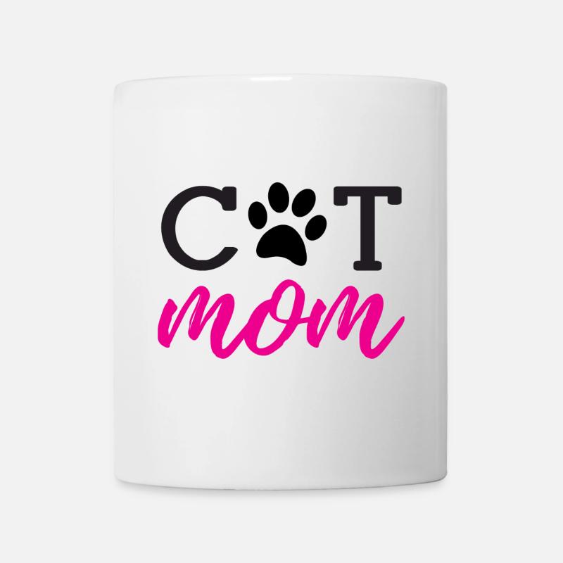 Maman de chat - Mug blanc - blanc