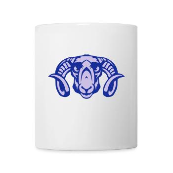 Aries wild animal face cartoon 2 - Mug - white - Front