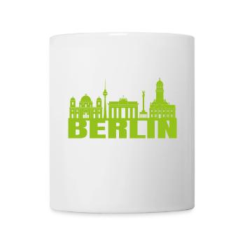 Skyline Berlin Allemagne cadeau historique - Mug blanc - blanc - Devant