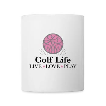 Golf T-Shirt - Tasse - Weiß - Vorne
