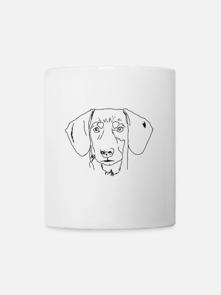 Teckel - Mug blanc - blanc