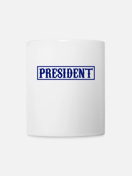Patch du président - Mug blanc - blanc