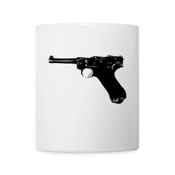 Alte Pistole Pistole Waffe 00 - Tasse - Weiß - Vorne